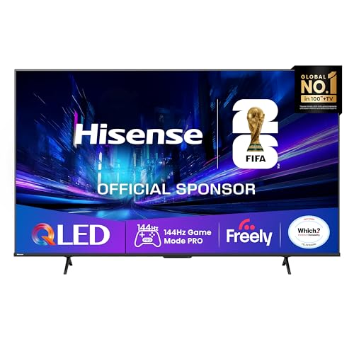 Hisense 65" 65E78QTUK PRO 144H...ly, Disney +, YouTube, Netflix - down 13.75% (£81.00) to £508.00 from £589.00
