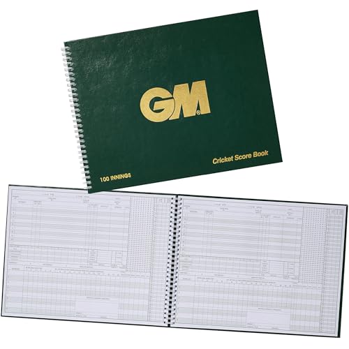 Gunn & Moore GM Cricket Scoreb...ith Gold GM Logo | 100 Innings - down 19.29% (£4.05) to £16.95 from £21.00
