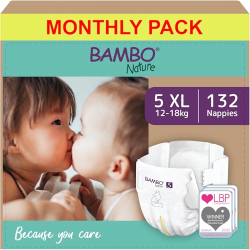 Bambo Nature Premium Eco Nappi...ure and Comfortable Baby Nappy - down 33.20% (£16.39) to £32.98 from £49.37
