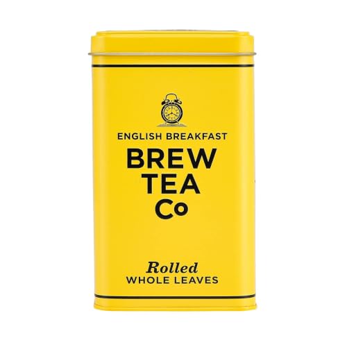 Brew Tea Co English Breakfast Tin 150g Loose Leaf Tea - down 19.76% (£1.96) to £7.96 from £9.92