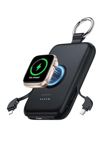 RORRY Portable Charger, 10000m...h Ultra/11/10/9/8/7/6/5, Black - down 19.27% (£6.46) to £27.06 from £33.52