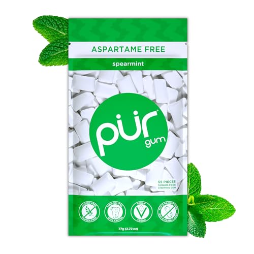 PUR Gum | Sugar Free Chewing G...red Gum, 55 Pieces (Pack of 1) - down 44.51% (£2.88) to £3.59 from £6.47