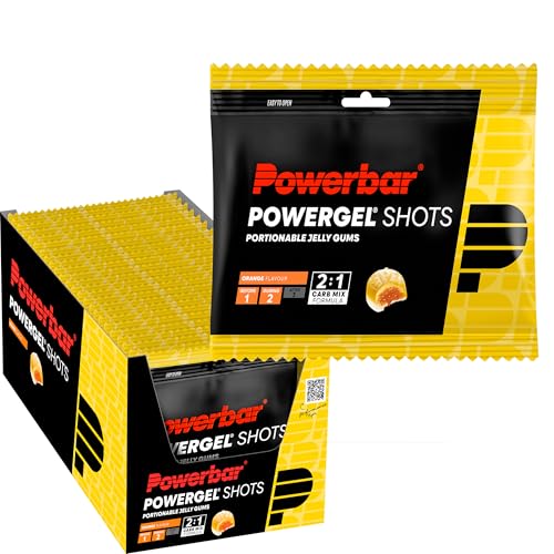 Powerbar - PowerGel Shots - Or...Carbohydrate gums - Vitamin B6 - down 39.62% (£16.40) to £24.99 from £41.39