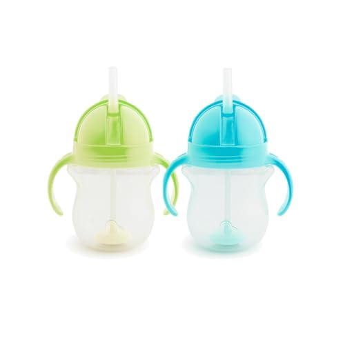Munchkin 2 Pack Tip&Sip Baby &...eighted Straw Cups |Blue/Green - down 36.49% (£4.74) to £8.25 from £12.99