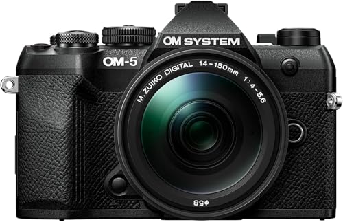 OM SYSTEM OM-5 Mark II MFT Cam...gh Res Shot 50 MP, Black/Black - down 23.28% (£349.00) to £1,150.00 from £1,499.00