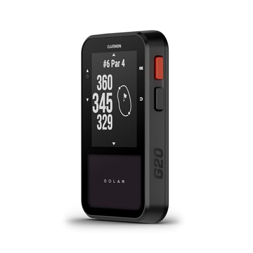 Garmin Approach G20, Solar Gol...conditions, Belt clip included - down 28.56% (£85.67) to £214.32 from £299.99