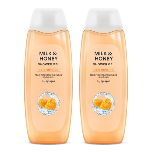 by Amazon Milk & Honey Shower Gel, 2 x 500ml - down 13.38% (£0.40) to £2.59 from £2.99