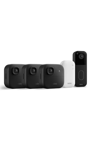 Blink Outdoor Camera 2K+ (newe...luded — 3 camera system, Black - down 50.23% (£108.00) to £106.99 from £214.99