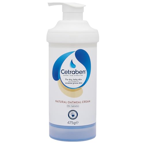 Cetraben Natural Oatmeal Cream...on the Body and Face, 1 x 475g - down 25.95% (£4.15) to £11.84 from £15.99