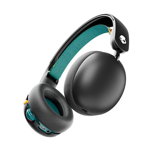 Skullcandy Grom Wireless Headp...th Built-In Microphone - Black - down 57.16% (£20.00) to £14.99 from £34.99