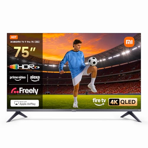 XIAOMI TV F Pro 75, 75 Inches ...32GB, Works with Apple AirPlay - down 28.61% (£200.00) to £499.00 from £699.00