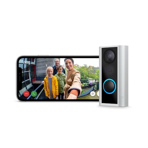 Ring Peephole Camera (Door Vie...rial of Ring Subscription Plan - down 66.67% (£80.00) to £39.99 from £119.99