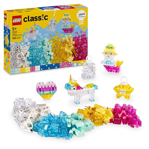 LEGO Classic Magical Transpare... for 5+ Year Old Girls - 11040 - down 33.35% (£6.00) to £11.99 from £17.99
