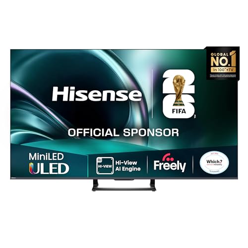 Hisense 75" 75U7QTUK MiniLED Q...ly, Disney +, YouTube, Netflix - down 7.01% (£70.00) to £929.00 from £999.00