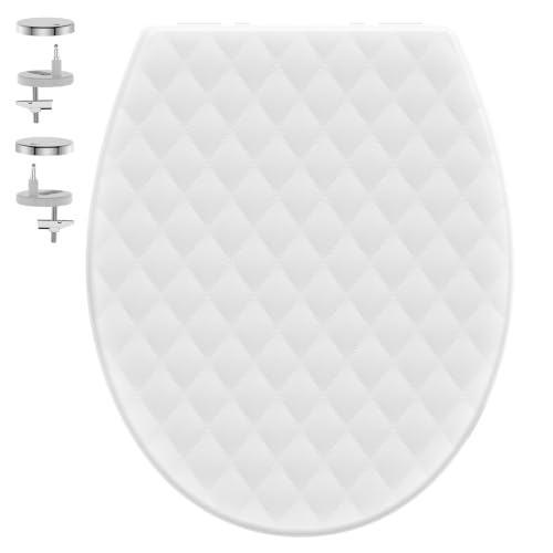 SRWOHS PRO Oval Soft Close Toi...hroom Bowl Seat,44.6 x 37.1 cm - down 20.01% (£5.00) to £19.99 from £24.99