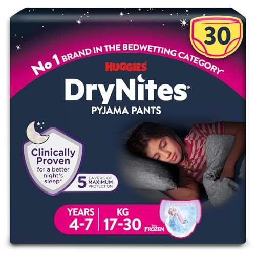 HUGGIES DryNites Pyjama Pants,...s, Up to 100% Leak Free Nights - down 23.05% (£2.42) to £8.08 from £10.50