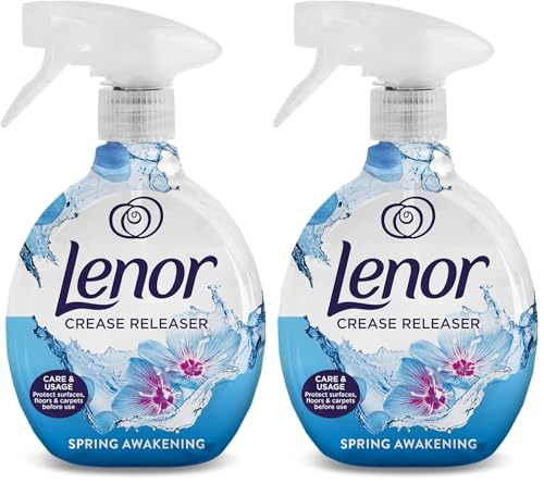Lenor Crease Releaser Spring Awakening 500ml (Pack of 2) - down 16.67% (£1.00) to £5.00 from £6.00