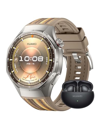 HUAWEI WATCH GT 6 Pro 46mm Bro...e, iOS & Android, ECG Analysis - down 12.47% (£47.01) to £329.98 from £376.99