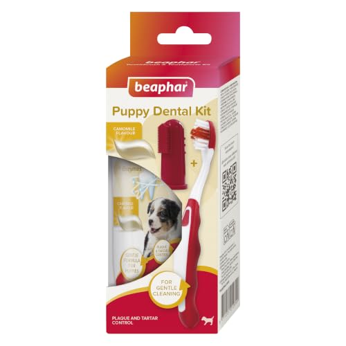 Beaphar - Puppy Dental Care Ki...er Toothbrush & 50g Toothpaste - down 57.82% (£4.62) to £3.37 from £7.99