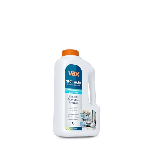 Vax SpotWash Antibacterial 1L ...ugh Stains, ‎1-9-143107, White - down 33.36% (£5.00) to £9.99 from £14.99