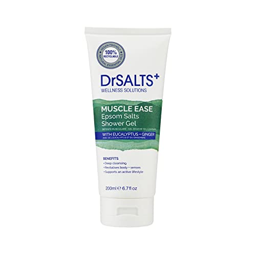 DrSALTS+ Muscle Ease Shower Ge... - Vegan & Cruelty-Free, 200ml - down 50.15% (£1.63) to £1.62 from £3.25