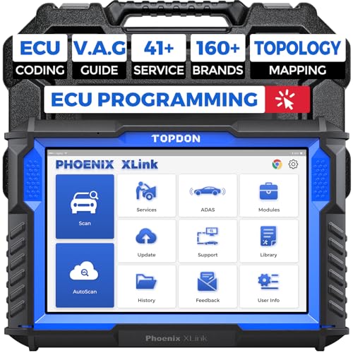 TOPDON Phoenix XLink ECU Progr... & DoIP Support, 2-Year Update - down 16.23% (£251.60) to £1,299.00 from £1,550.60