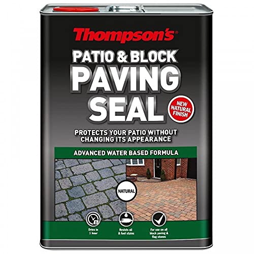 Ronseal RSLPBPSN5L Patio and B...g Seal Natural, Clear, 5 Litre - down 38.42% (£15.60) to £25.00 from £40.60
