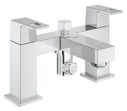 GROHE 25137000 | Eurocube Two-Handled Bath & Shower Mixer - down 69.51% (£129.92) to £56.99 from £186.91