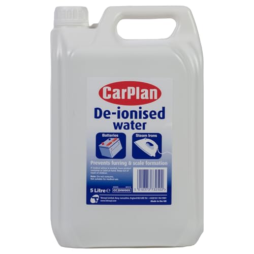 CarPlan De-Ionised Water 5L - ...ents Furring & Scale Formation - down 18.13% (£1.63) to £7.36 from £8.99