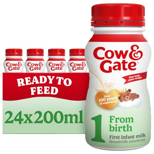 Cow & Gate 1 First Infant Baby... Bottles) (Packaging may vary) - down 50.00% (£12.50) to £12.50 from £25.00
