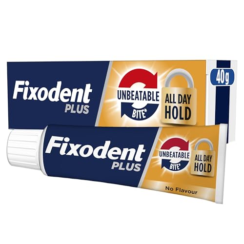 Fixodent Plus Unbeatable Bite ...ure Adhesive, Flavour Free 40g - down 19.77% (£0.69) to £2.80 from £3.49