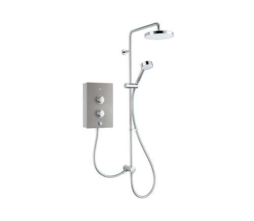 Mira Showers 1.1941.001 Elite ...ic Shower 9.8kW - White/Chrome - down 24.44% (£65.99) to £204.00 from £269.99
