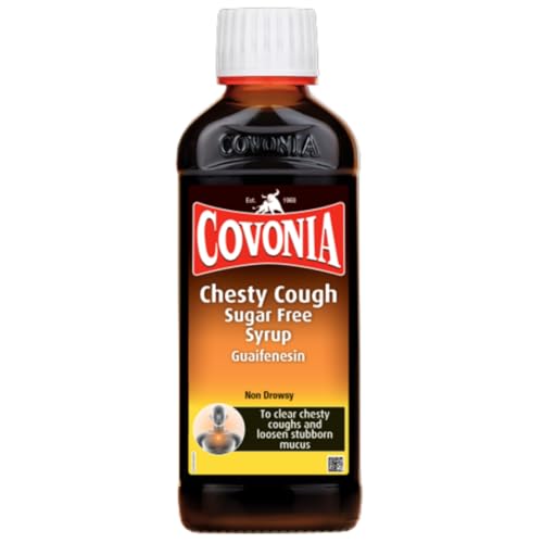 Covonia Chesty Cough Sugar Fre...Aged 12 + Cough Medicine 150ml - down 9.94% (£0.48) to £4.35 from £4.83