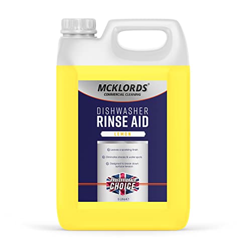 McKLords Commercial Dishwasher...mon Fragrance, Yellow, 5 Litre - down 42.14% (£6.86) to £9.42 from £16.28
