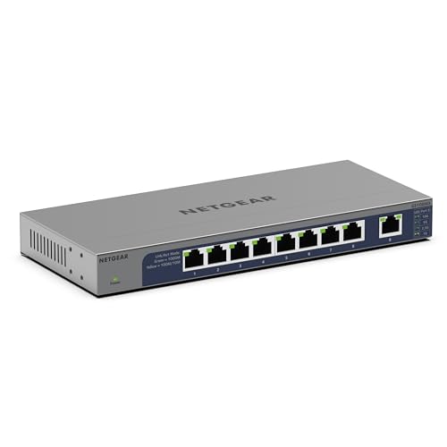 NETGEAR 8 Port Multi Gigabit N...k | Desktop, Wall or Rackmount - down 22.40% (£28.00) to £96.99 from £124.99