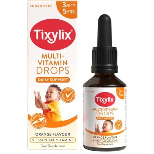 Tixylix 50ml Multi-Vitamin Dro... Months to 5, Dropper Included - down 61.15% (£2.99) to £1.90 from £4.89