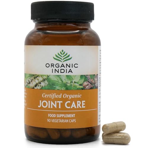 Organic India Joint Care Ayurv...Herbal Supplement, 90 Capsules - down 10.01% (£0.96) to £8.63 from £9.59