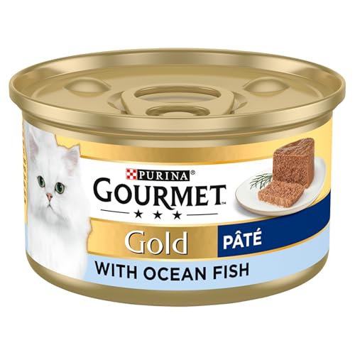 GOURMET Gold Pate Ocean Fish Wet Cat Food 85g (Pack of 12) - down 22.26% (£1.87) to £6.53 from £8.40