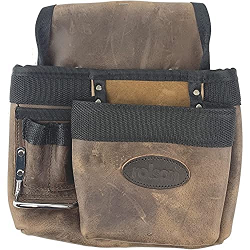 Rolson 68862 Single Leather Tool Pouch - down 9.82% (£1.44) to £13.23 from £14.67