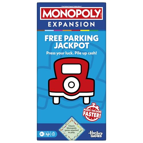 Monopoly Free Parking Jackpot ...red to Play) - English Version - down 62.45% (£4.99) to £3.00 from £7.99