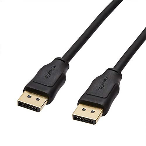 Amazon Basics DisplayPort 1.2 ...ed Plugs, 3 m (10 Feet), Black - down 22.51% (£1.22) to £4.20 from £5.42