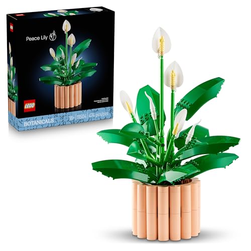 LEGO Botanicals Peace Lily - A...IY Gift Idea for Women - 11504 - down 11.82% (£4.61) to £34.38 from £38.99