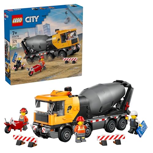 LEGO City Cement Mixer Truck T...a for 7+ Year Old Boys - 60478 - down 10.72% (£3.00) to £24.99 from £27.99