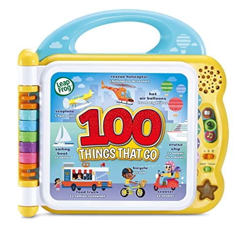 LeapFrog 100 Things That Go, B...4, 36+ months, English Version - down 13.34% (£2.00) to £12.99 from £14.99