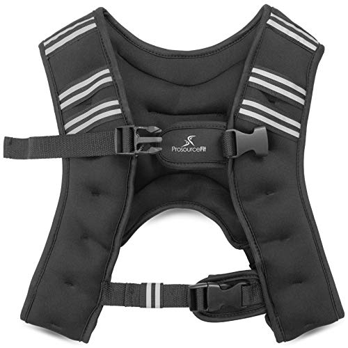 ProsourceFit Exercise Weighted Training Vest - 12lb, black - down 9.98% (£2.35) to £21.19 from £23.54