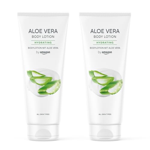 by Amazon Aloe Vera Body Lotion, 2x250ml - down 9.97% (£0.35) to £3.16 from £3.51
