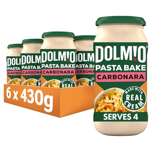 Dolmio Pasta Bake Carbonara Pa...Sauce Jar, 6 x 430g, Multipack - down 27.64% (£4.01) to £10.50 from £14.51