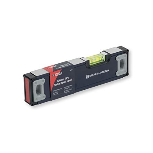 Spear & Jackson SL230 230mm (9") Pocket Spirit Level - down 46.43% (£6.96) to £8.03 from £14.99