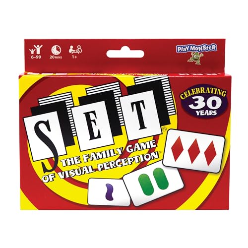 PlayMonster SET | Family Card ...isual Perception Game | Age 6+ - down 30.81% (£3.78) to £8.49 from £12.27