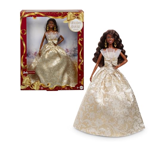 Barbie Signature, 2025 Holiday...n Displayable Packaging, JBJ01 - down 4.32% (£0.84) to £18.60 from £19.44